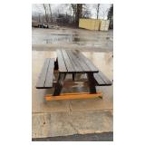 6FT WOOD PICNIC TABLE