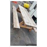 8FT WOOD PICNIC TABLE