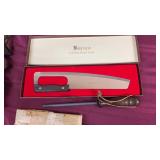 ROAST SLICING KNIFE & SHARPENING STEEL
