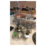 4 OIL LAMPS