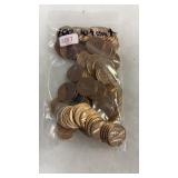 100 WHEAT PENNIES