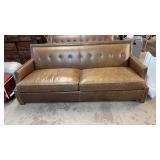 7FT BERNHARDT LEATHER SOFA