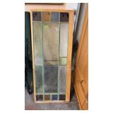 STAINED GLASS WINDOW PANE 19'X46'
