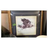 BEV DOOLITTLE EAGLE FLIGHT PRINT 19'X19'