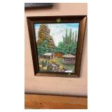 LEVI PARKER SIGNED OIL ON BOARD 20'X24'