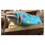 MILLER BEER BOX & BABY CLOTHES