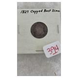 1827 CAPPED  BUST DIME