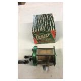 PFLUEGER TRUSTY NO. 1923 LEVEL WIND REEL W/