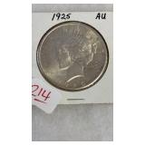 1925 SILVER PEACE DOLLAR