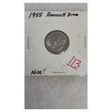 1955 ROOSEVELT DIME