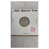 1963 ROOSEVELT DIME