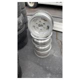 SET OF 4 ALLOY WHEELS 6 HOLE