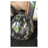 HAND BLOWN ART GLASS REVELATION PEBBLE VASE