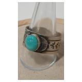 CONTEMPORARY SIGNED RICK ENRICUEZ TURQUOISE