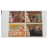 'TWILIGHT ON THE PRAIRIE' 4 LOBBY CARDS 1944