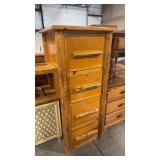 LOG STYLE FILING CABINET 4 DRAWER