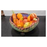 ALABASTER FRUIT ASSORTMENT IN WASHI BOWL