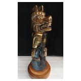 FRANK YORAUSTI 'GRIZZLY BEAR OF THE SEAS' BRONZE &