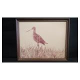 VINTAGE SEPIA TONED BIRD PHOTOGRAPH