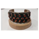 CORAL & STERLING CONTEMPORARY CUFF