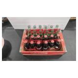 MISSOULA WOOD COKE CRATE & CHRISTMAS COKE BOTTLES