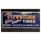 FIRESTONE PORCELAIN SIGN