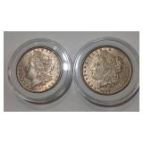1887 & 1888 MORGAN DOLLARS