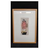 DOUGLAS MILES 'APACHE INDIAN PAINTING'