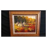 N. PATERSON 'CAMP IN THE FALL'