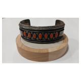 CORAL & STERLING CONTEMPORARY CUFF