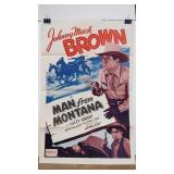 'MAN FROM MONTANA' 1950 MOVIE POSTER