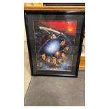ORIGINAL STAR TREK CAST PRINT SIGNED AND NUMBERED
