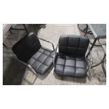 2 PADDED BARSTOOL SEATS