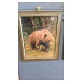 GRIZZLY FRAMED PHOTO
