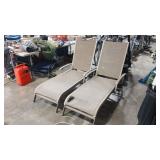 TWO FOLDING LOUNGE CHAIRS