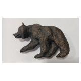 J.P. KELLEY BRONZE BEAR BELT BUCKLE