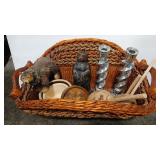 WOODLAND THEMED BASKET ASSORTMENT/DECOR