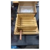 BREAD SLICER, KNIFE & BEES WAX BREAD BAG