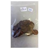 50 WHEAT PENNIES