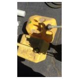 2 YELLOW DIESEL FUEL CANS