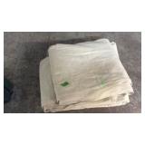 GROUP OF CANVAS DROP CLOTHS