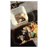 GROUP OF VALVES, PLUMBING PARTS & CHAIN