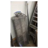 6 SHELF STAINLESS STEEL W/ WHEELS 18'X48'X72'
