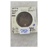 1877-S SEATED HALF DOLLAR