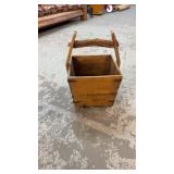 RUSTIC WOOD BUCKET