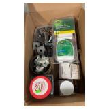 BX OF ELECTRICAL CLAMPS & NEW HARDWARE