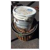 GROUP OF ANTIQUE & GALVANIZED BUCKETS