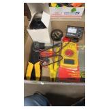 MULTI METER, FUEL FILTER, WIRE STRIPPERS & MISC