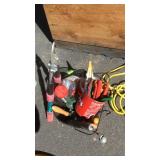 BASKET OF LAWN & GARDEN TOOLS