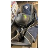 BATTTING HELMET & LOUISVILLE SLUGGER GEAR BAG